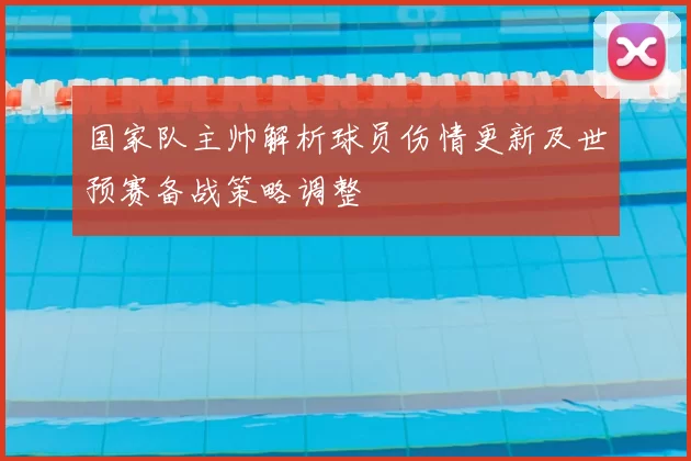 国家队主帅解析球员伤情更新及世预赛备战策略调整