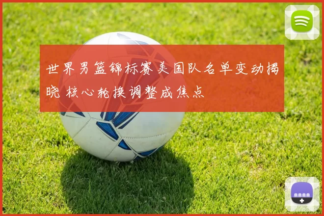 世界男篮锦标赛美国队名单变动揭晓 核心轮换调整成焦点